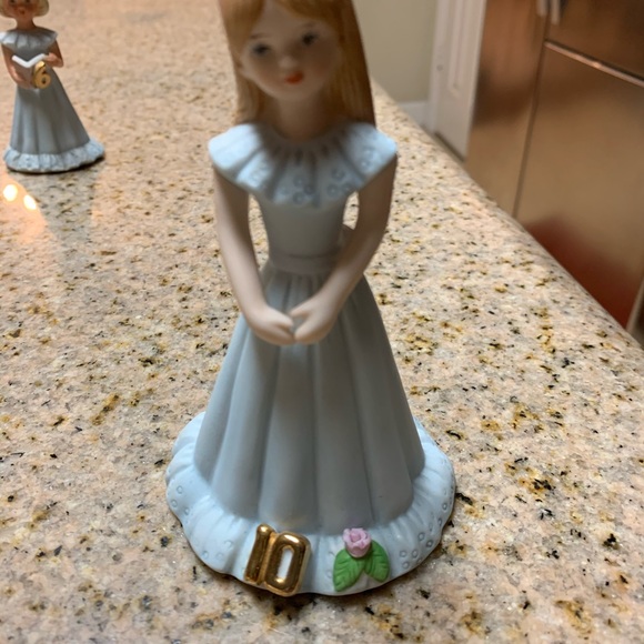 Vintage Enesco Porcelain Growing Up 10 year girl - Picture 5 of 5